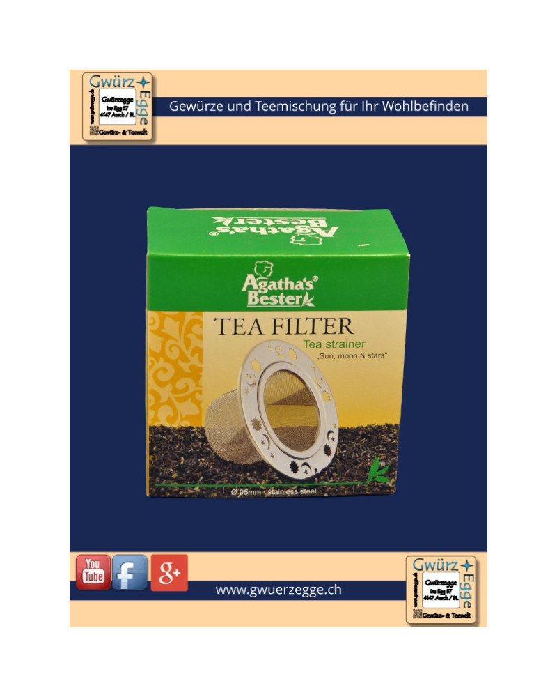 Teefilter Sonne Mond