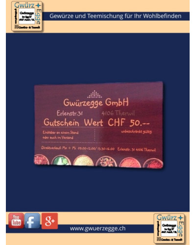 Gutschein CHF 50.--