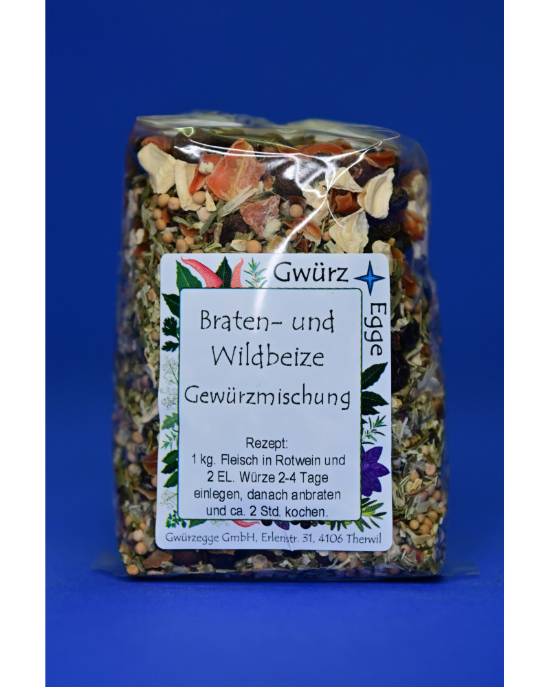 Braten und Wildbeize