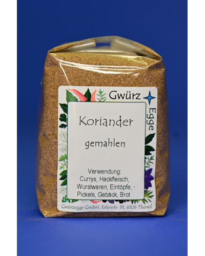 Koriander gemahlen