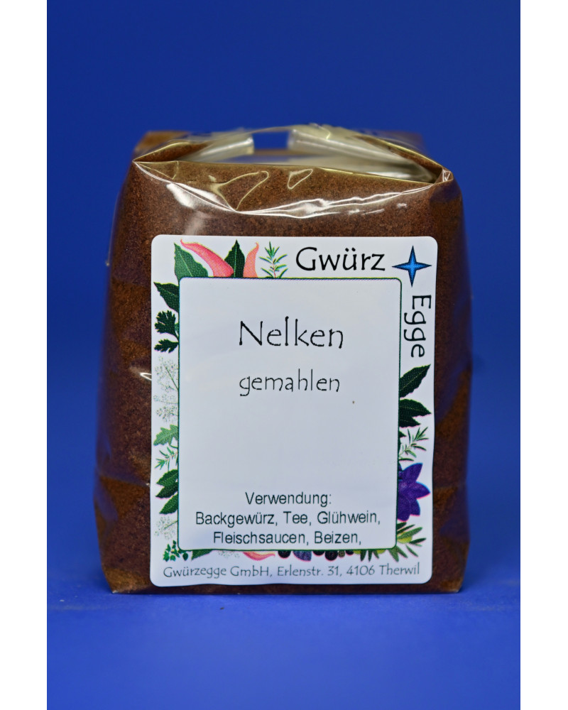 Nelken gemahlen
