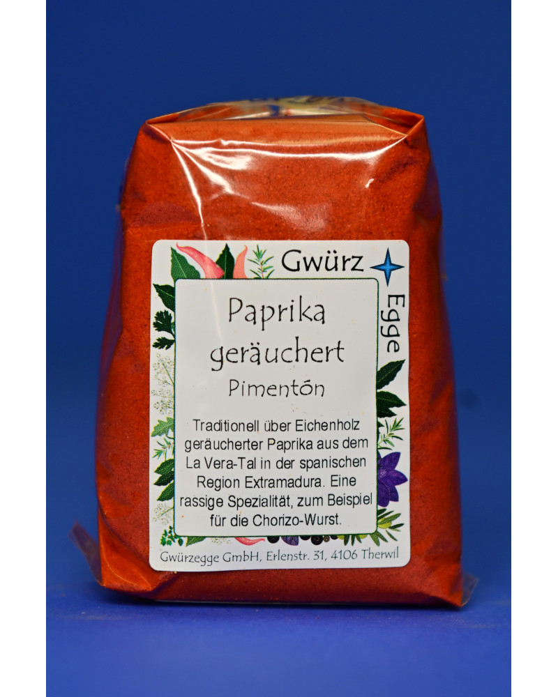 Paprika geräuchert (Pimentón) 100gr