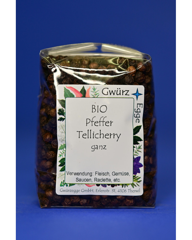 Pfeffer Tellicherry BIO ganz 90g