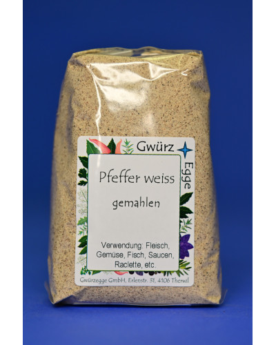 Pfeffer weiss gemahlen 100gr