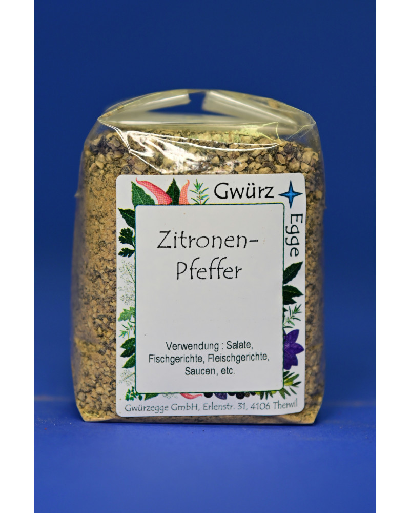 Pfeffer mit Zitronenschale 80gr