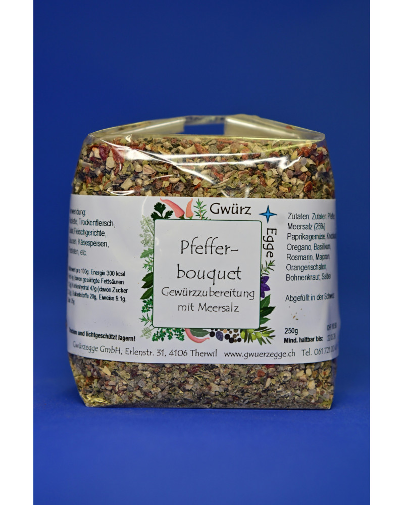 Pfefferbouquet Würzmischung 250gr