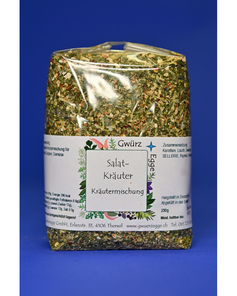 Salat-Kräuter (salzlos) 200gr