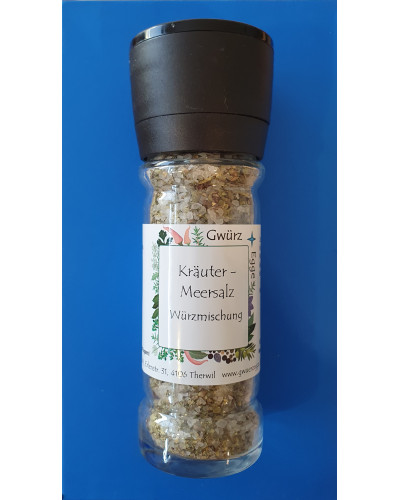 Kräutermeersalz in der Mühle 110gr