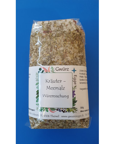 Kräutermeersalz grobkörnig 300gr