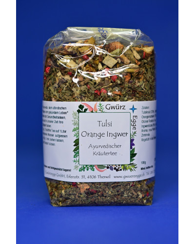 Tulsi Orange Ingwer Ayurved.-Kr. 100gr