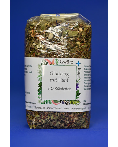 Glückstee mit Hanf Bio
