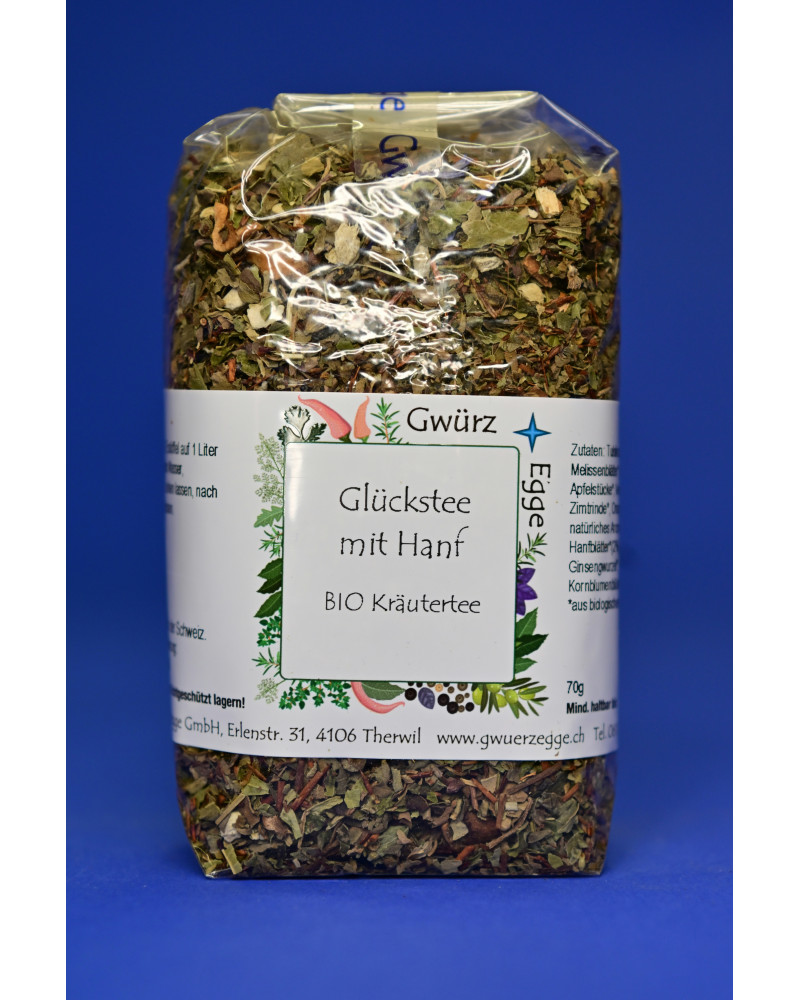 Glückstee mit Hanf Bio