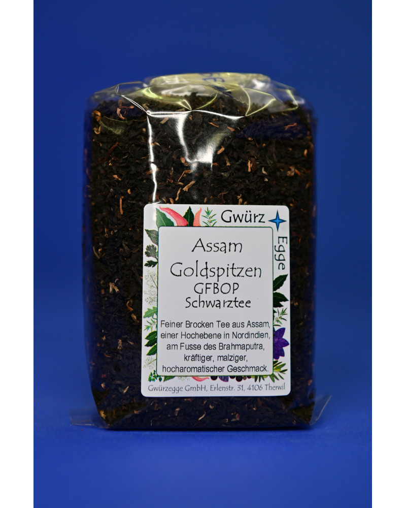 Assam Goldspitzen GFBOP 80gr