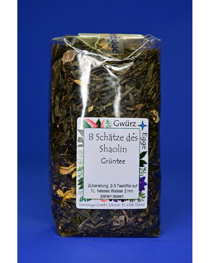8 Schätze des Shaolin Grüntee 80gr