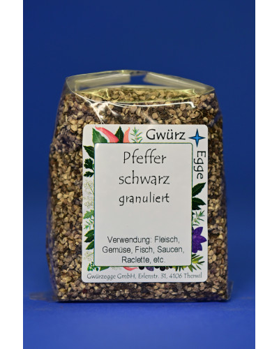 Pfeffer schwarz granuliert 90gr